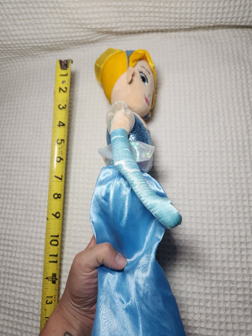 Ty Sparkle Cinderella Blue Princess Plush Doll with Sparkle Dress - Picture 7 of 9